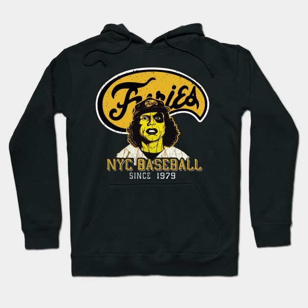 Warriors Baseball Furies Hoodie by Alema Art